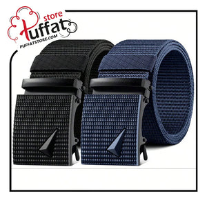 1pc Durable Canvas Belt For Men, Equipped With A Quick