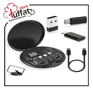 Multi-Function Data Cable Set And Storage Box