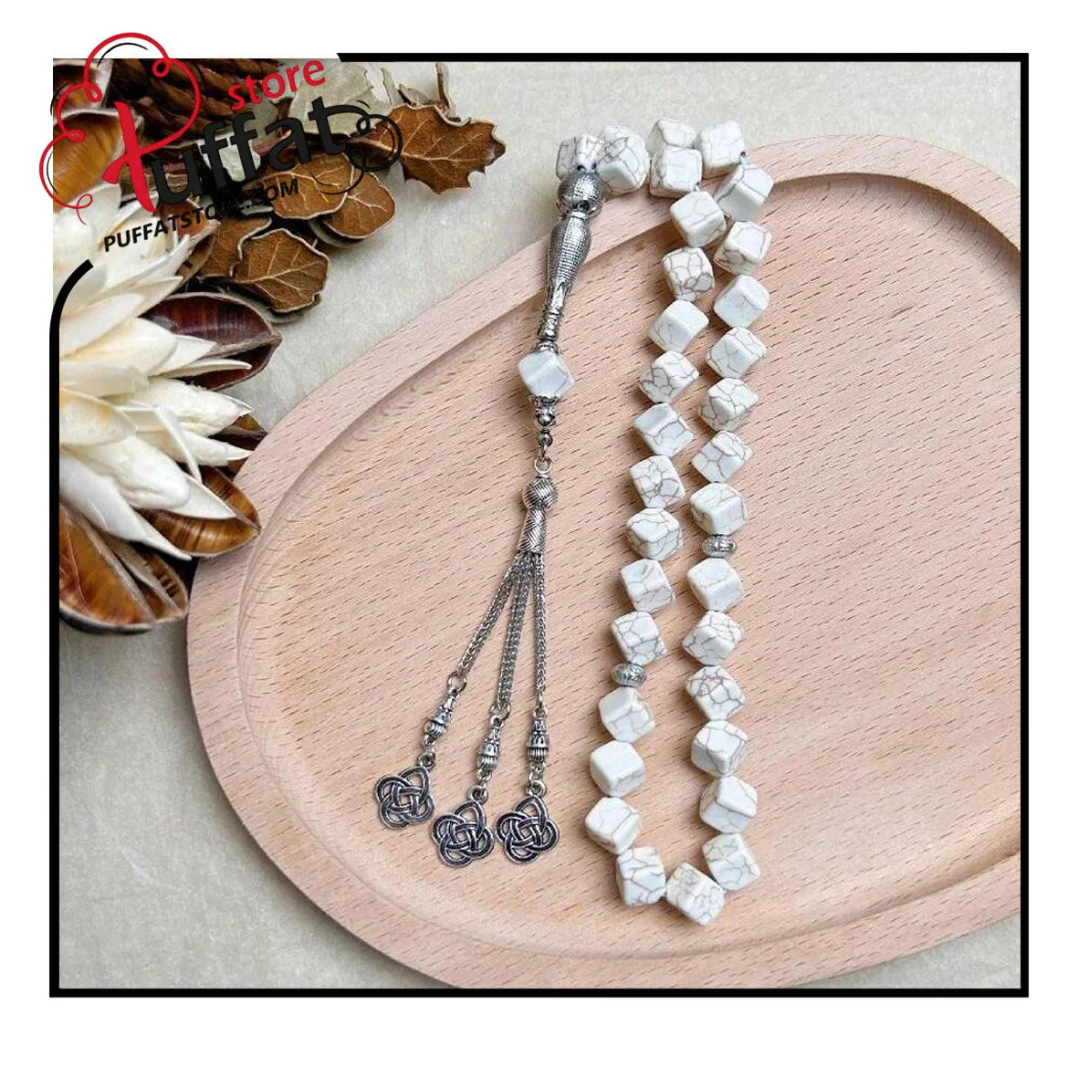 1pc Classical Tassel & Turquoise-Like Bead Decor Bracelet