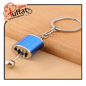 1pc Men Car Gear Charm Keychain Decoration For Boyfriend Gifts