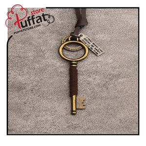 1pc Velvet Rope & Geometric Design & Antique Silver Color