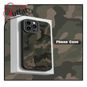 1pc TPU Camera Anti-Collision Fashionable Camouflage Printed Protective Case