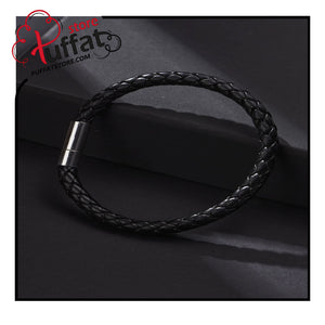 Fashionable and Popular Men Magnetic Braided Bracelet