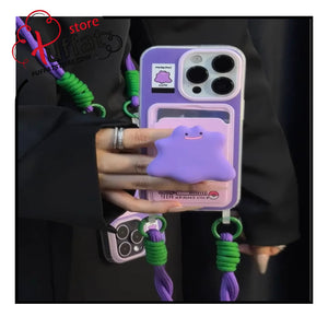 Sequins Ghosts And Spirits/Lanyard Phone Case/Apple Wallet Phone Case