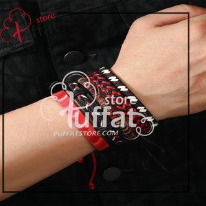 5pcs/set Bohemian Braided Detail Bracelet For Men