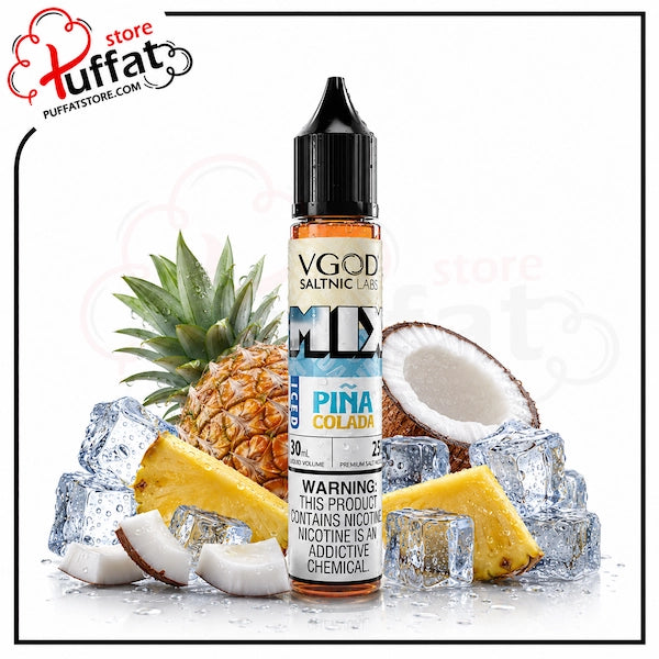 pina colada vape juice VGOD Mix Iced Salt 30ml Built-In Color:Red-Black Pure Lost Mary Flavor: