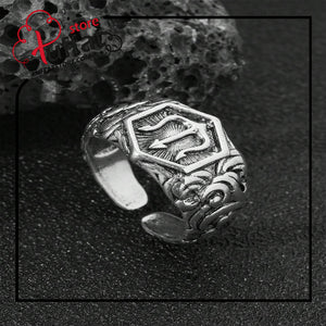 1pc Ocean Trident & Pos On Open Ring