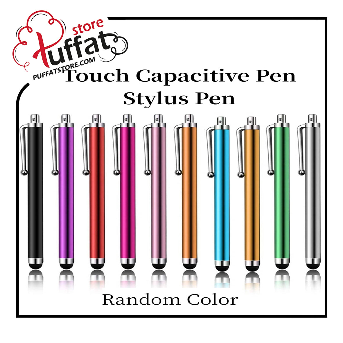 10pcs Aluminum Alloy Touch Screen Stylus Pen