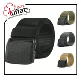 1pc Unisex Matte Automatic Buckle Nylon Tactical Belt