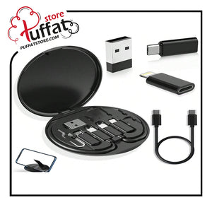 Multi-Function Data Cable Set And Storage Box