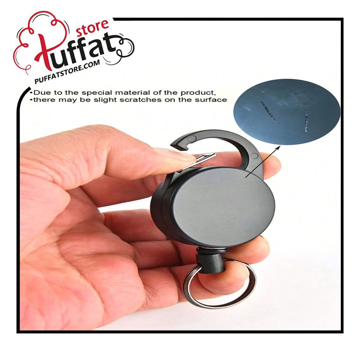 Heavy Duty Retractable Key Chain Anti-Theft Keychain