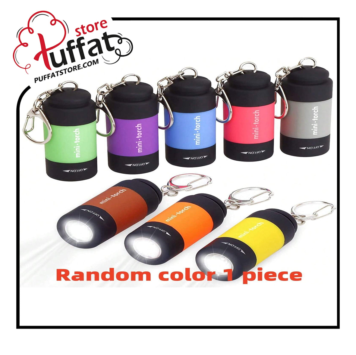 XIANG YU 1pc USB Rechargeable Mini Rotary Switch High Brightness LED