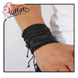 Fashionable and Popular 6pcs Men Minimalist Braided Bracelet