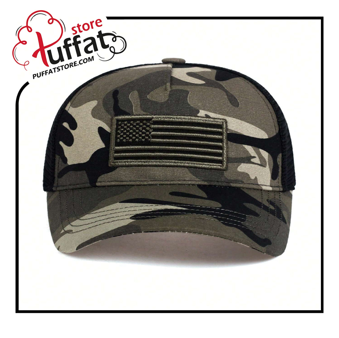 1pc Men's American Flag Embroidered Baseball Cap