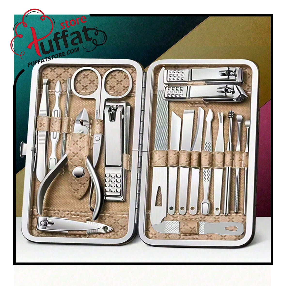Manicure Pedicure Set,Professional Toenails Cuticle Cutter