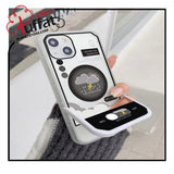 Cartoon Graphic Phone Case With Invisible Holder