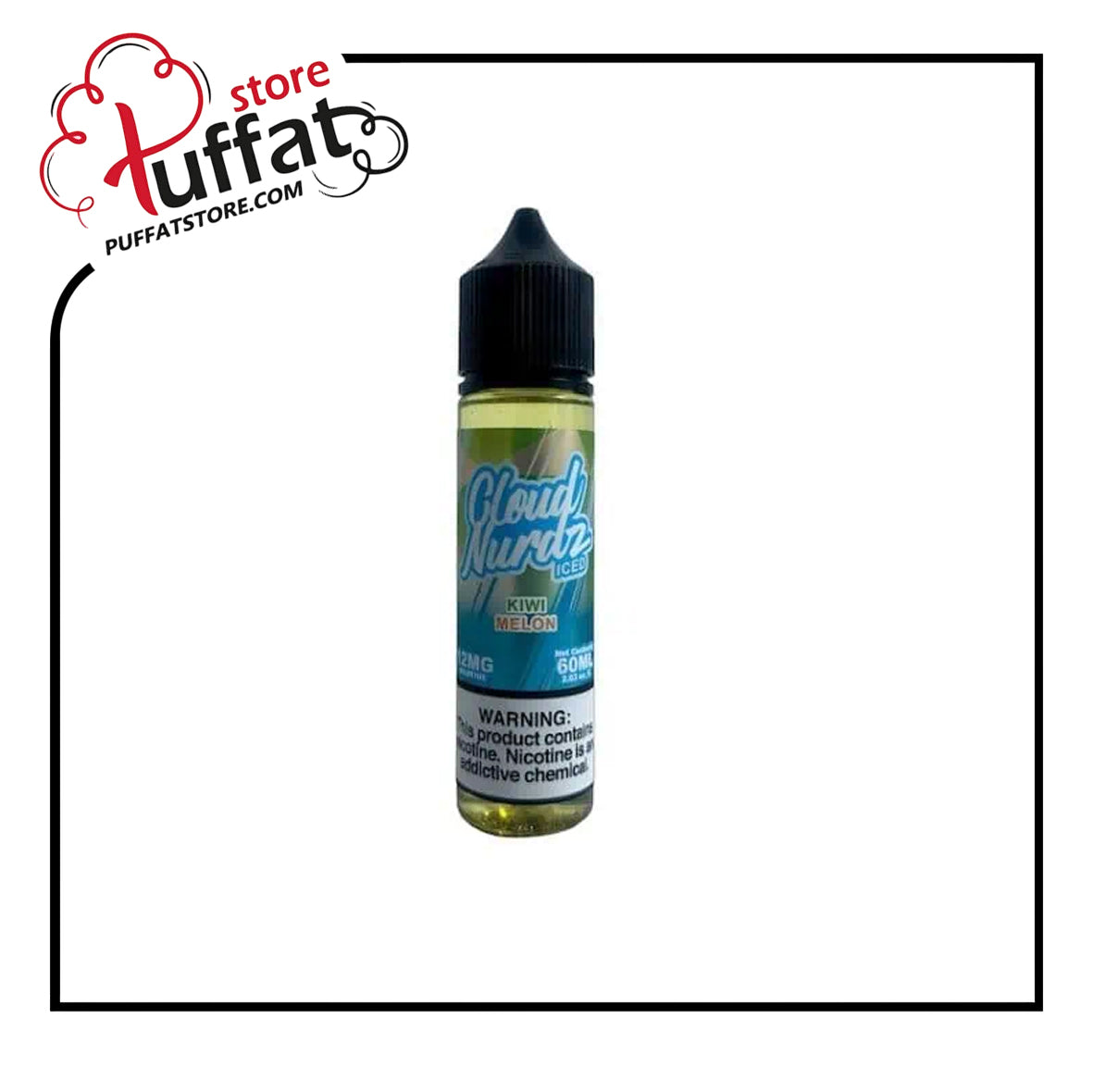 CLOUD NURDZ ICED KIWI MELON MTL E LIQUID