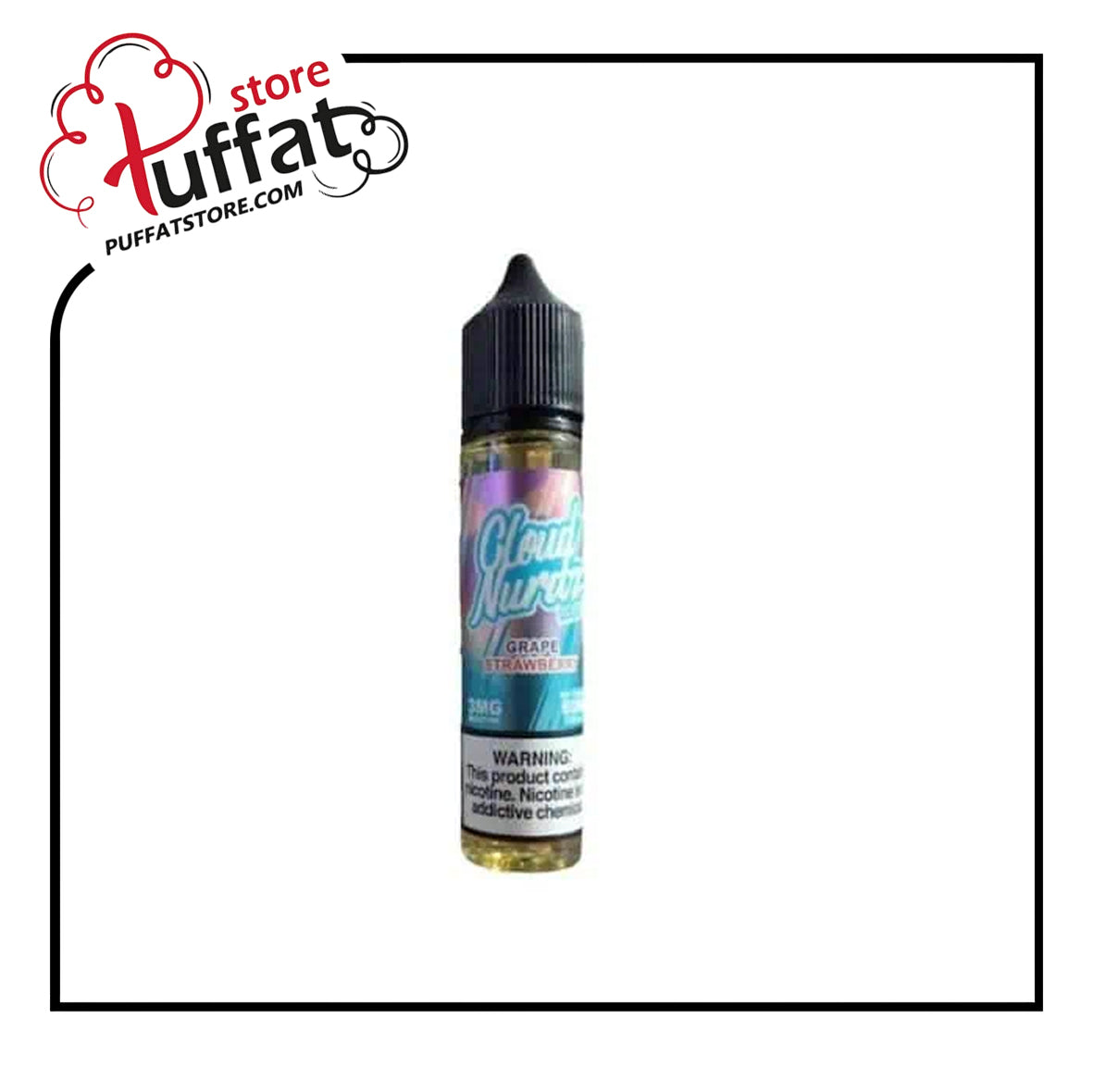 CLOUD NURDZ ICED GRAPE STRAWBERRY MTL E LIQUID