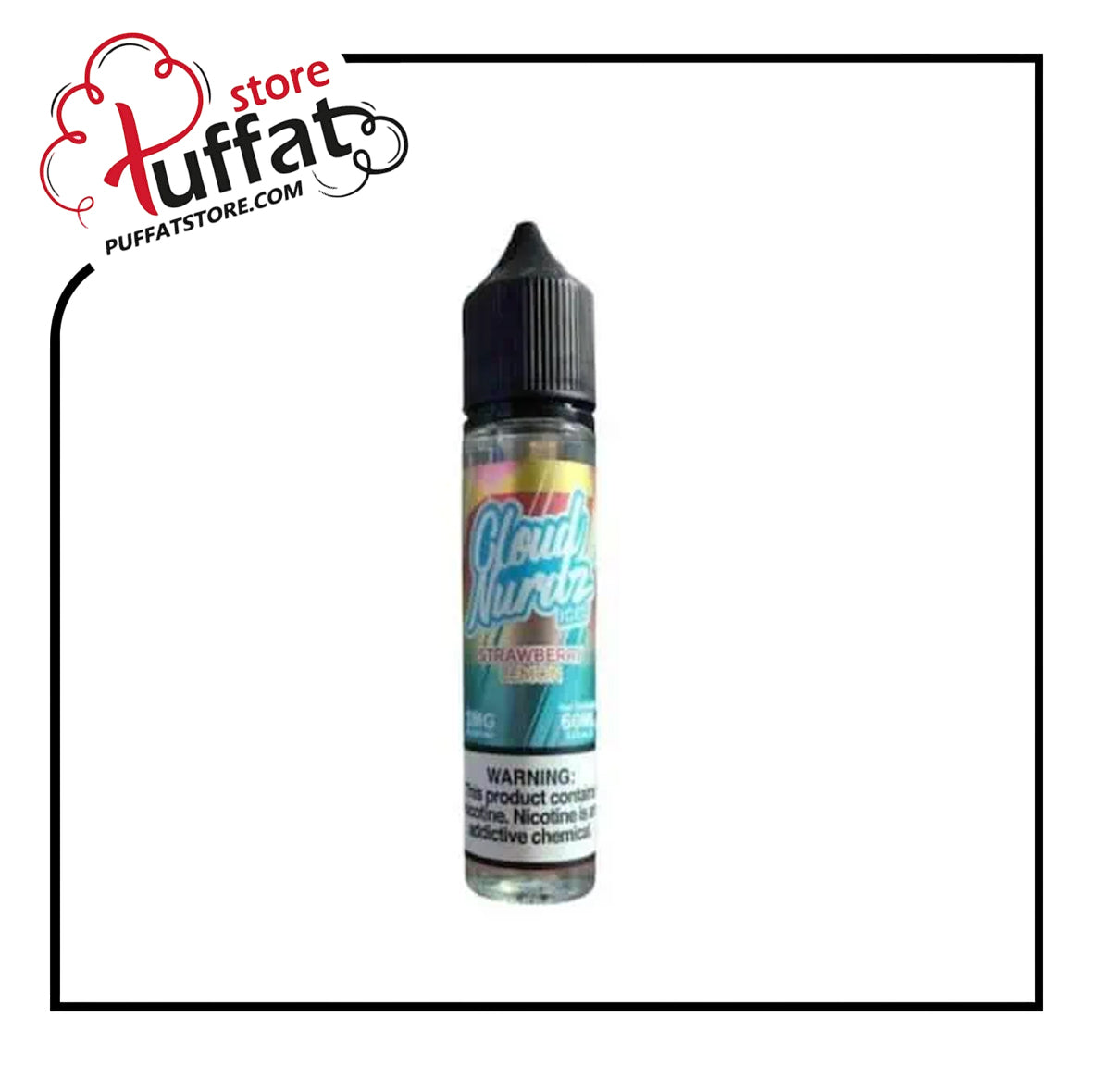 CLOUD NURDZ ICED STRAWBERRY LEMON MTL E LIQUID