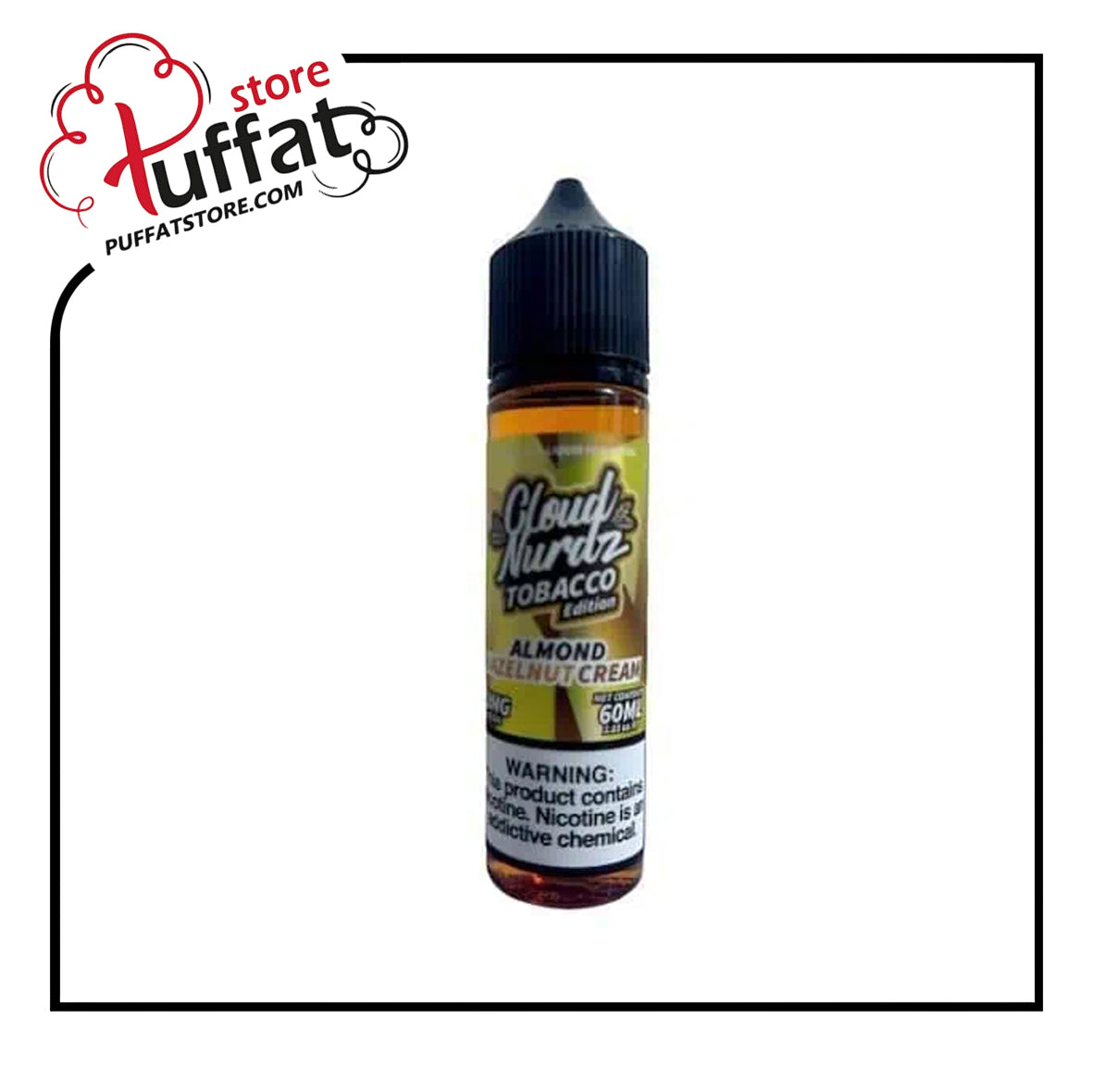CLOUD NURDZ ALMOND HAZELNUT TOBACCO MTL E LIQUID