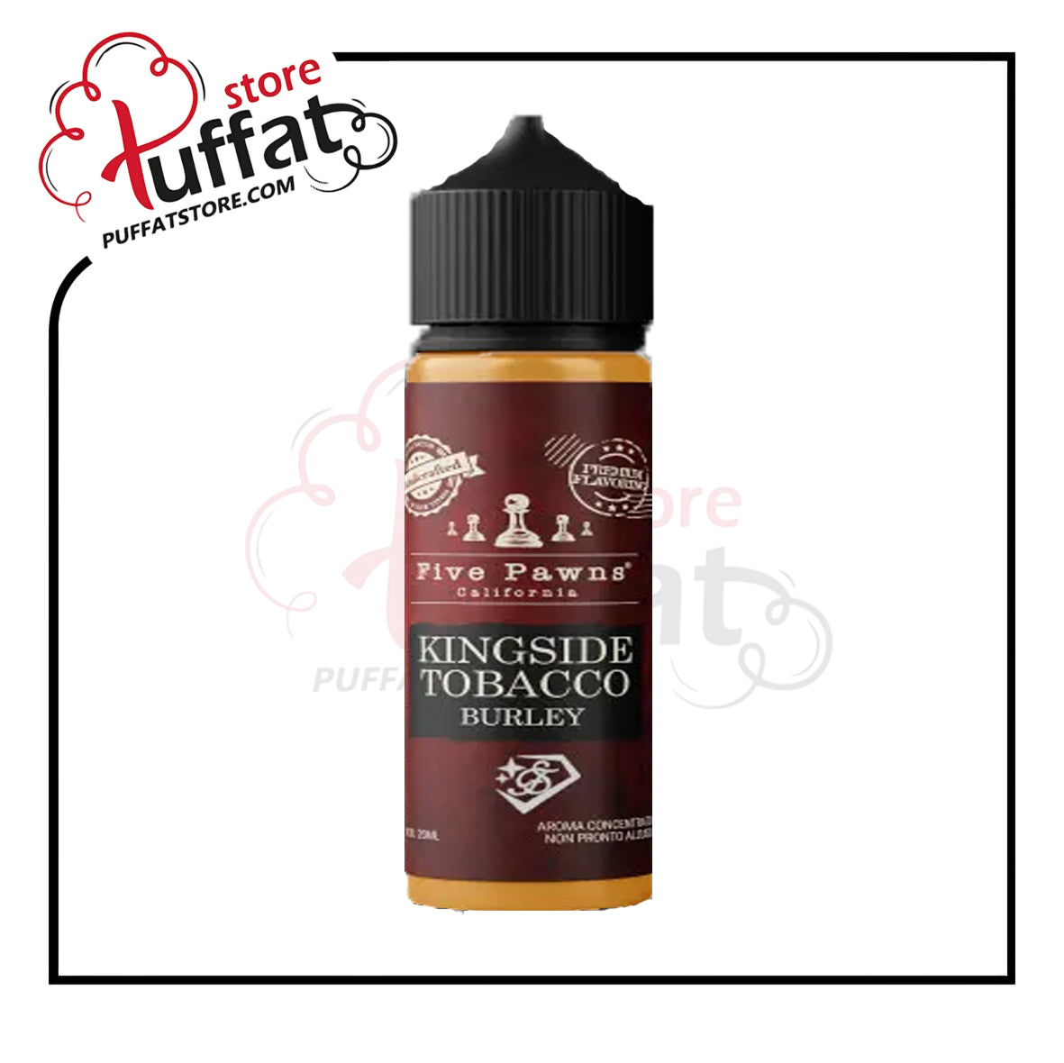 Five Pawns Kingside Tobacco BURLEY MTL E Liquid 60ml