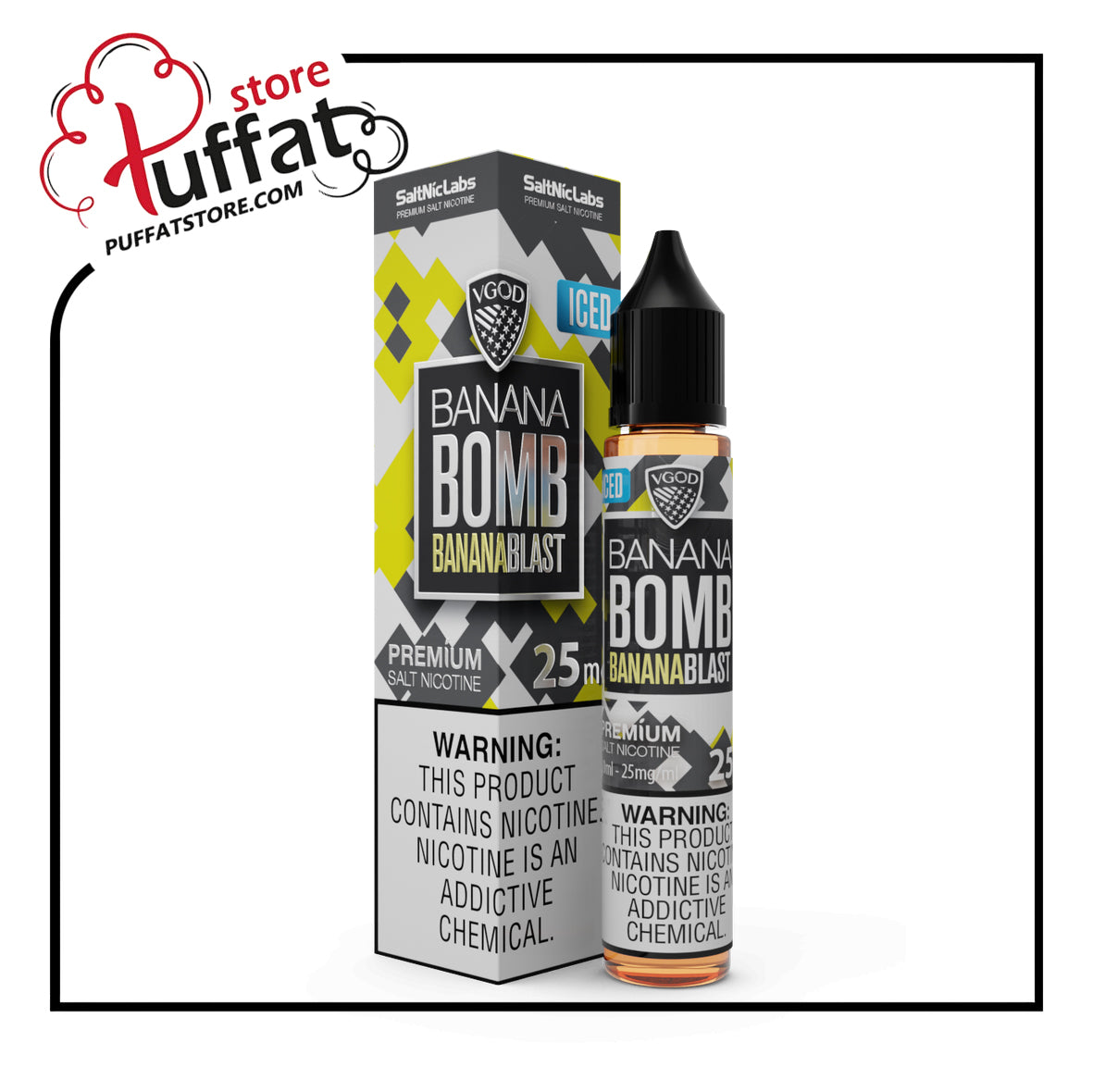 VGOD SaltNic Iced Banana Bomb E Liquid 30ml