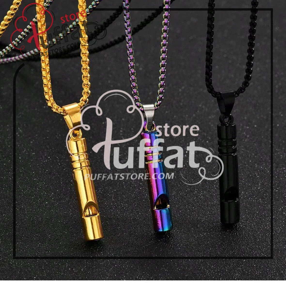 1pc Whistle Pendant Necklace For Men