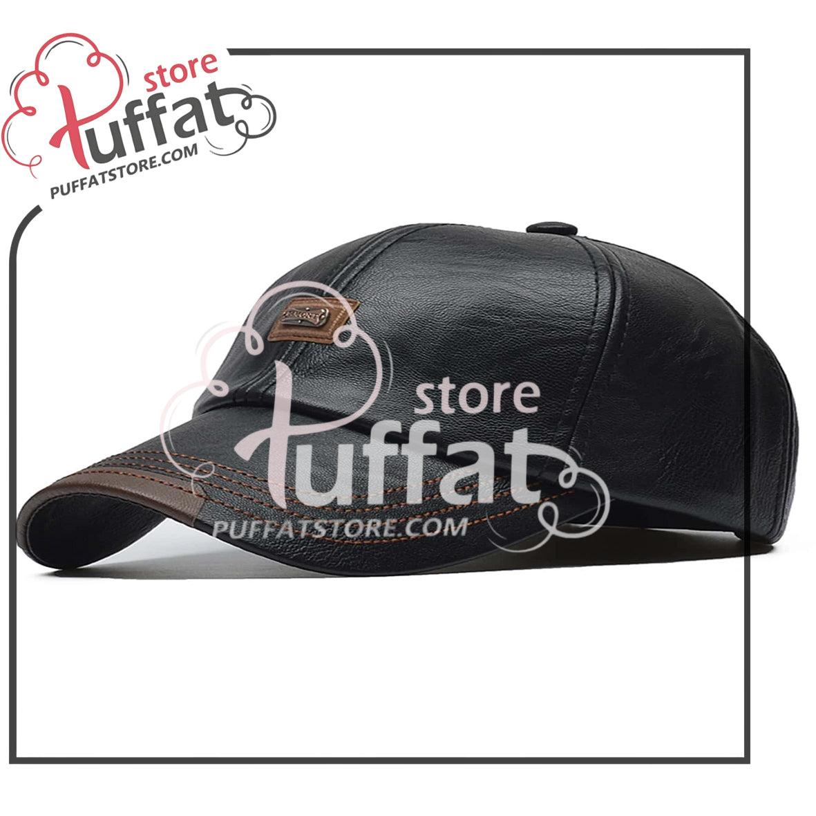 Men's PU Polyurethane Baseball Cap Casual