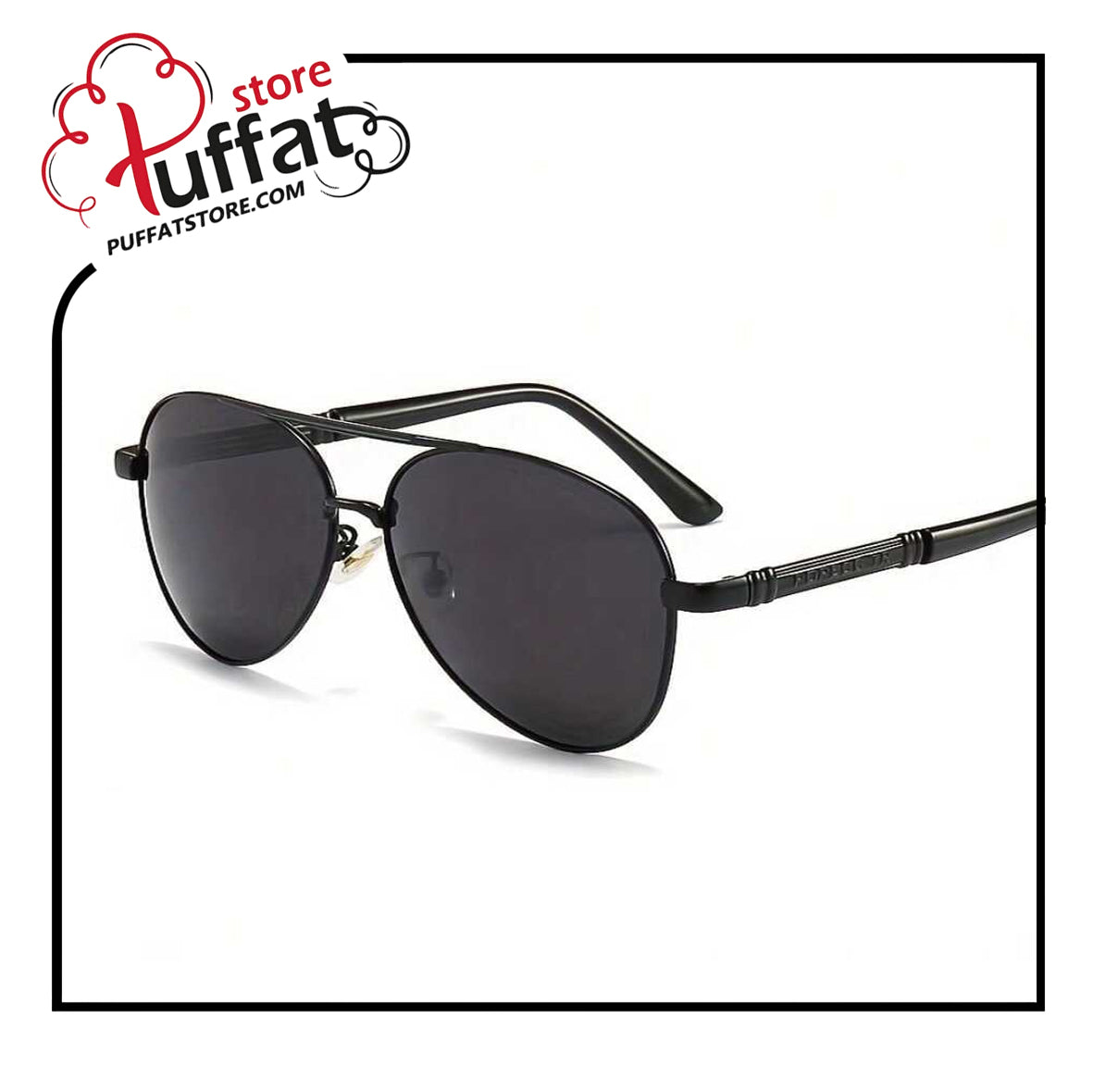1 Pc Men's Trendy Large Frame Polarized Fashion Glasses