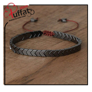 gxtbw 1pcs Arrow Design Hematite Bracelet Balance Bracelet