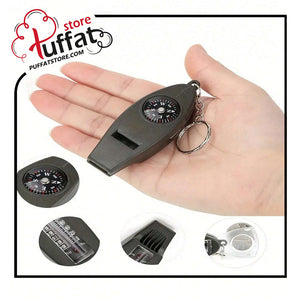 Multifunctional Outdoor Tool For Camping,4 In 1 Emergency Survival Whistle