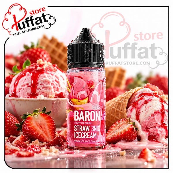 Baron Straw Ice Cream DL 100ml