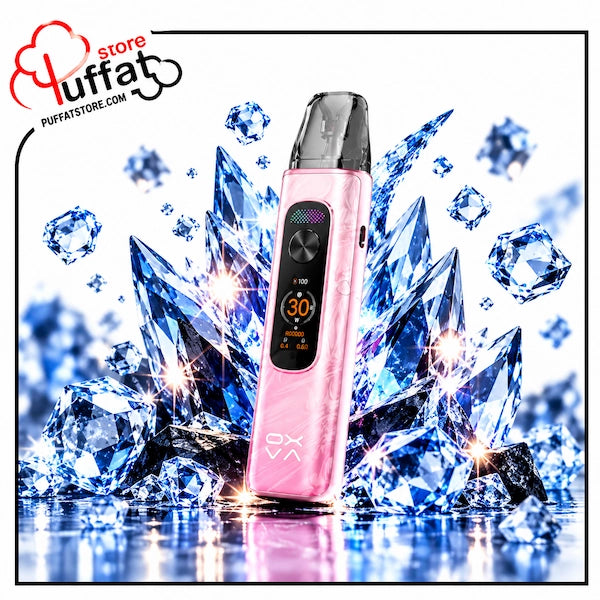 Upgrade your vape with the chic OXVA Xlim Pro 4 Pod Kit in Flowing Rose Pink—featuring an elegant pastel marble finish, vibrant digital screen, dazzling crystal aesthetics, and unmatched flavor delivery.