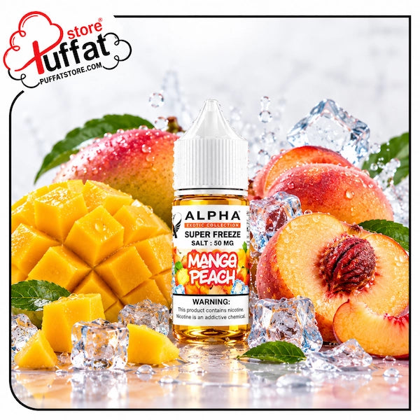 Frisky Alpha Super Freeze Mango Peach SaltNic 30ml