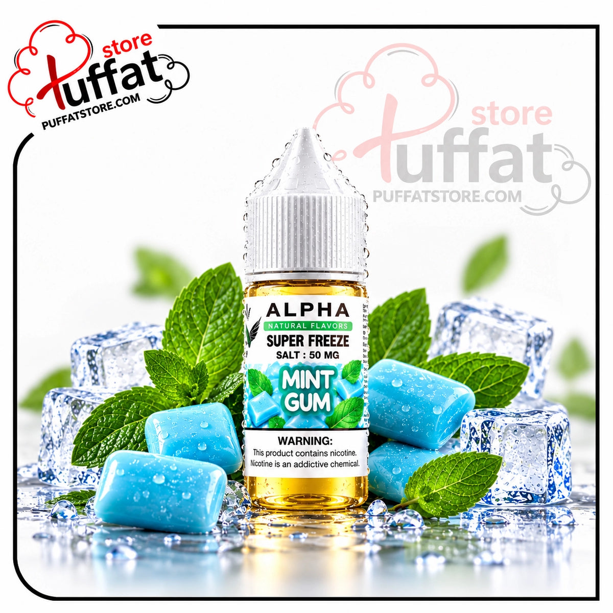 Frisky Alpha Super Freeze Mint Gum SaltNic 30ml
