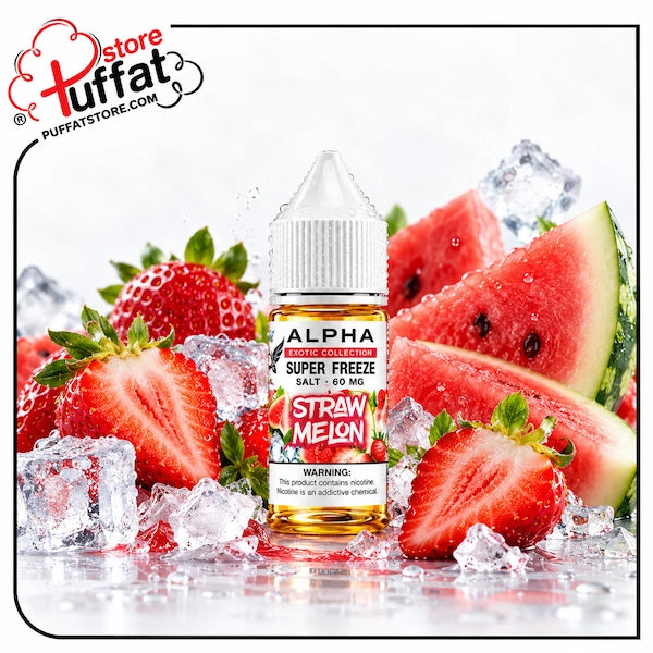Frisky Alpha Super Freeze Straw Melon SaltNic 30ml