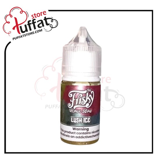 Vape juice bottle labeled 'Irfsky' with a white cap on a white background, featuring the Puffat store logo.