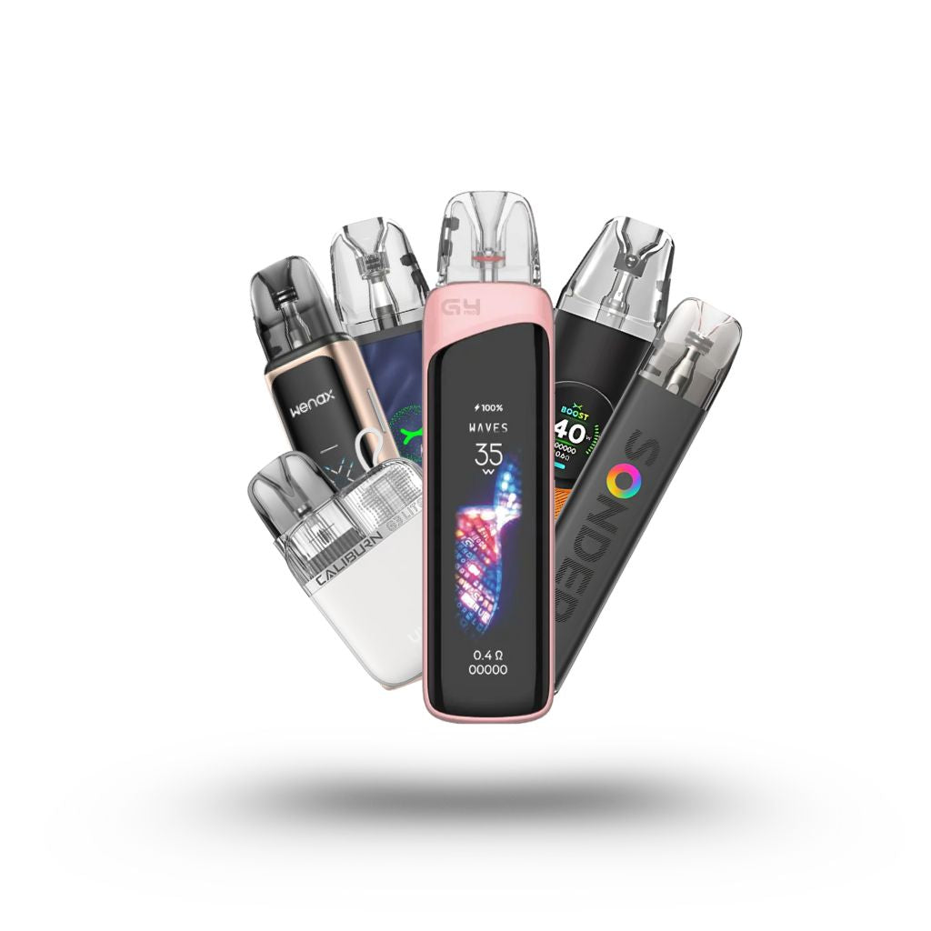Pod system vape devices collection 