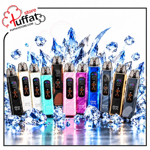 Upgrade your vape with the complete OXVA Xlim Pro 4 Pod Kit collection—featuring a stunning crystal presentation of all luxury editions, from crafted leather to carbon and marble finishes, delivering unmatched flavor performance