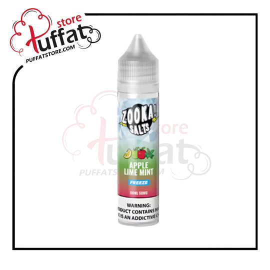 Zooka Freeze Salt Apple Lime Mint E-Liquid 60ML