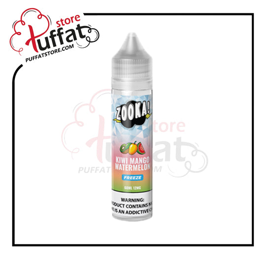 Zooka Freeze Salt Kiwi Mango Watermelon E-Liquid 60ML