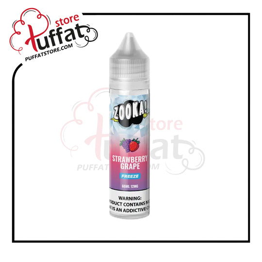 Zooka Freeze Salt Strawberry Bubblegum E-liquid 60ML