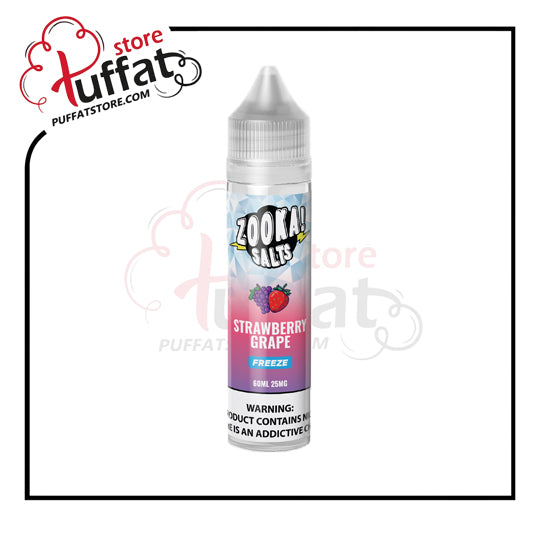Zooka Freeze Salt Strawberry Grape E-liquid 60ML