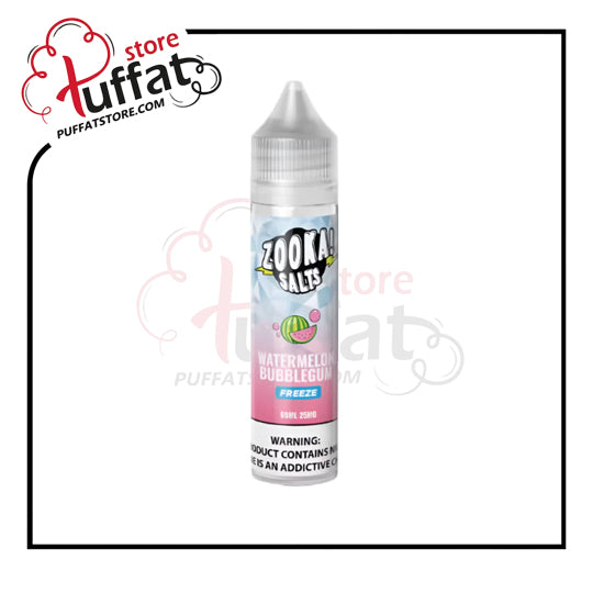 Zooka Freeze Salt Watermelon Bubblegum E-Liquid 60ML