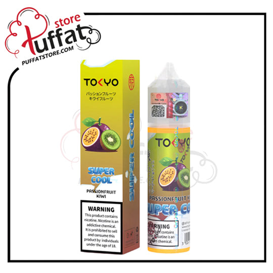 Passionfruit Kiwi Ice – Tokyo Super Cool DL E-Liquid 60ml