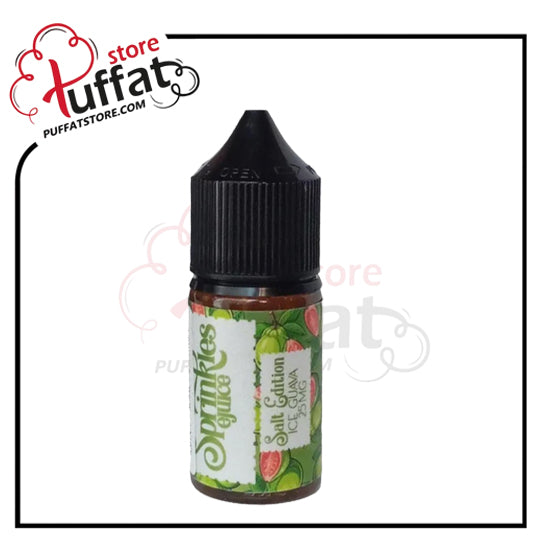 Vape juice bottle with label on a white background, featuring the Tuffat store logo.