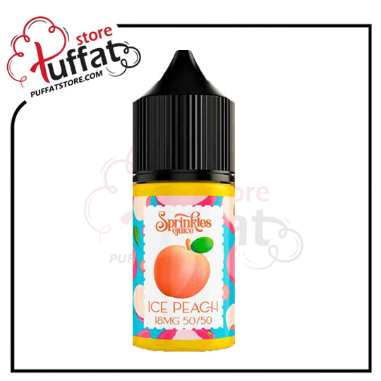 Sprinkles – Ice Peach Salt E-Liquid 30ml