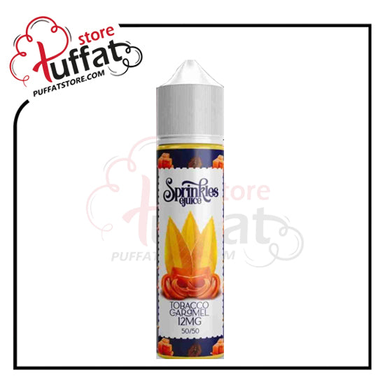 Vape juice bottle with Sprinkles flavor on a white background, featuring the Puffat store logo.