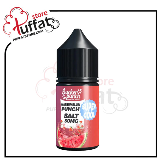 Sucker Punch – Watermelon Punch Super Cool Salt E-Juice 30ml