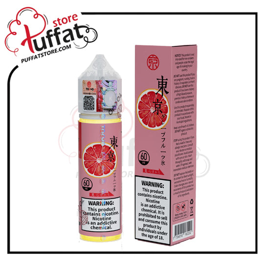 Tokyo Classic Grapefruit Iced DL E-Liquid 60ml 3mg